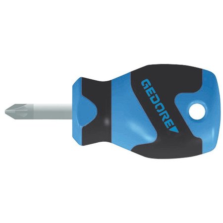 GEDORE Screwdriver Stubby, Pz 2 2161 PZ 2